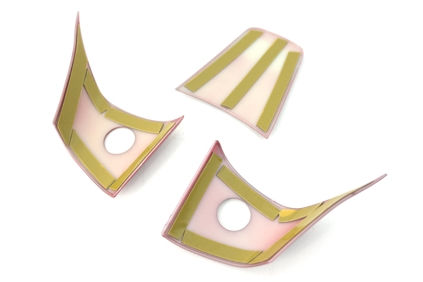 Compatible Tesla Model 3/Y Steering Wheel Scroll Button Trim Cover Interior Decorative Accessories Red