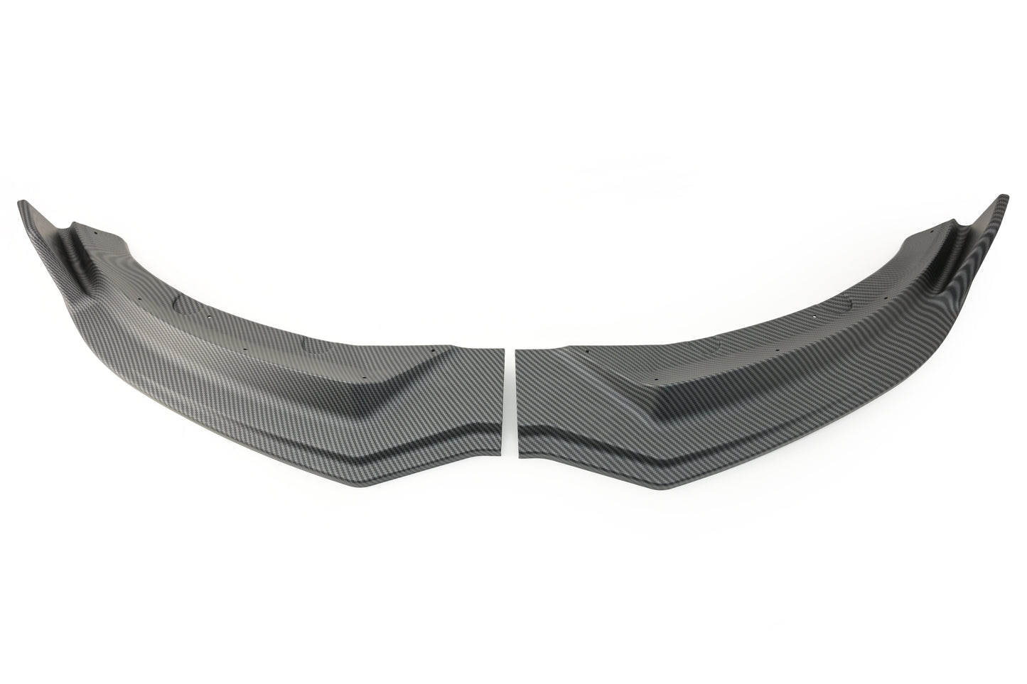 Tesla Model 3 2017-2023 Front Lip Splitter Carbon Fiber Print ( Hardware included )