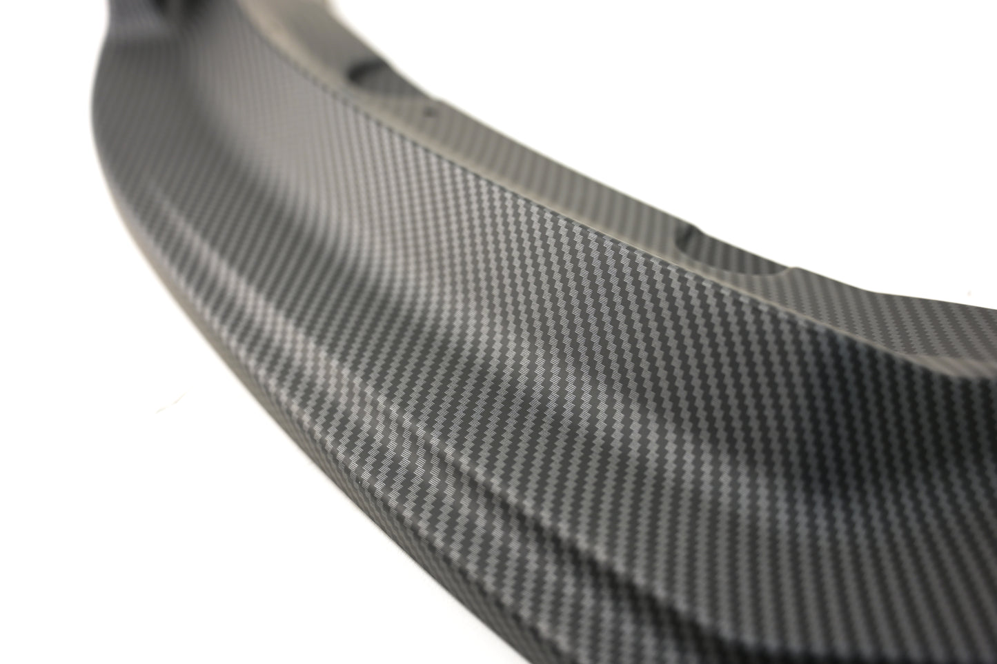 Tesla Model 3 2017-2023 Front Lip Splitter Carbon Fiber Print ( Hardware included )