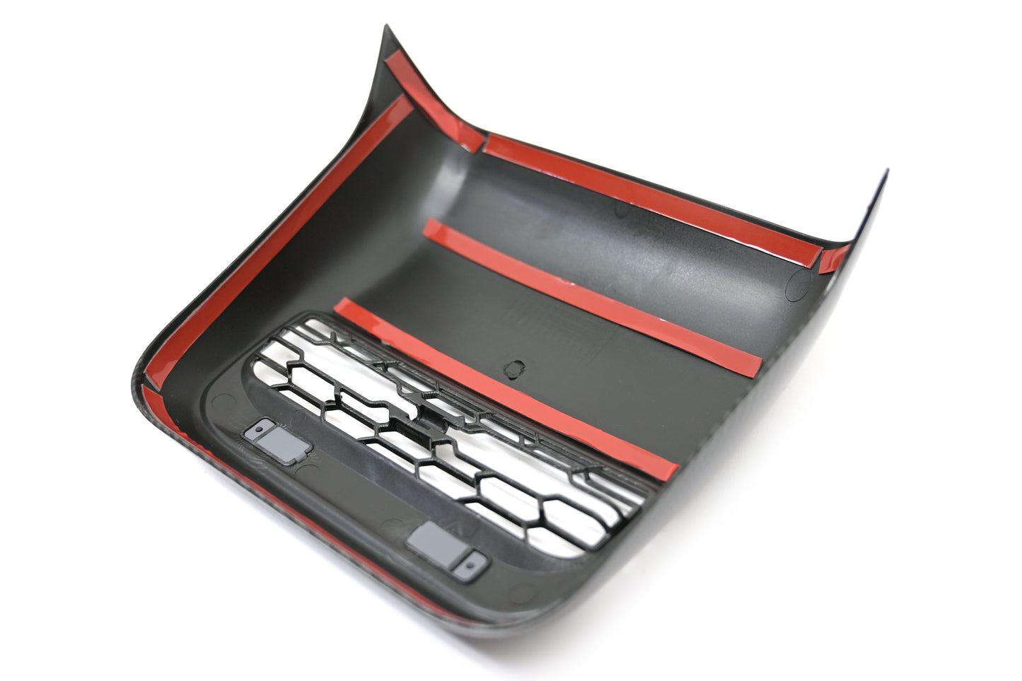 Tesla Model 3/Y Rear Air Outlet Vent Trim Cover Gloss Carbon Fiber Print