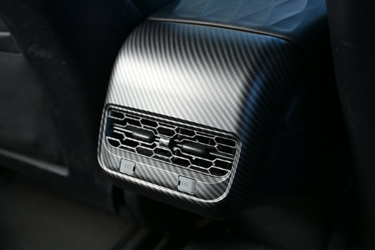 Tesla Model 3/Y  Rear Air Outlet Vent Trim Cover Carbon Fiber Print