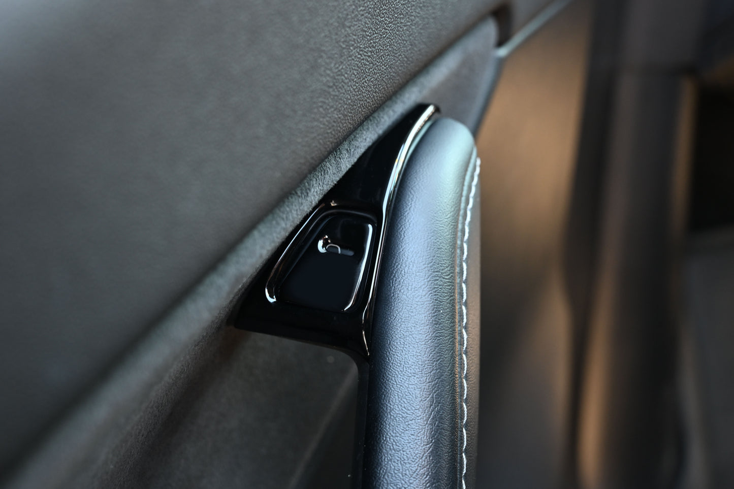 ABS Plastic Tesla Model 3/Y 2020-2024  14 Pcs Window Control Panel Cover Kit Gloss Black