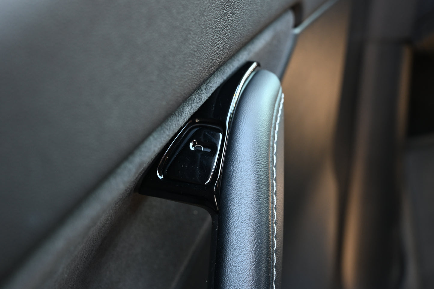 Tesla Model 3 Model Y 2021 2022 2023 14Pcs ABS Window Control Panel Cover Kit Matte Black