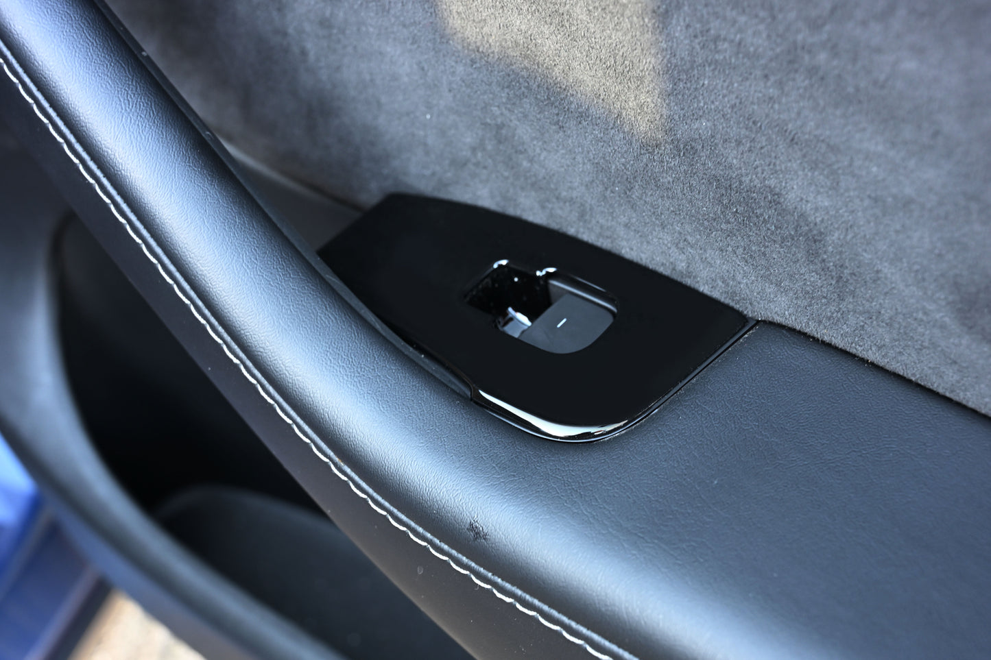 ABS Plastic Tesla Model 3/Y 2020-2024  14 Pcs Window Control Panel Cover Kit Gloss Black