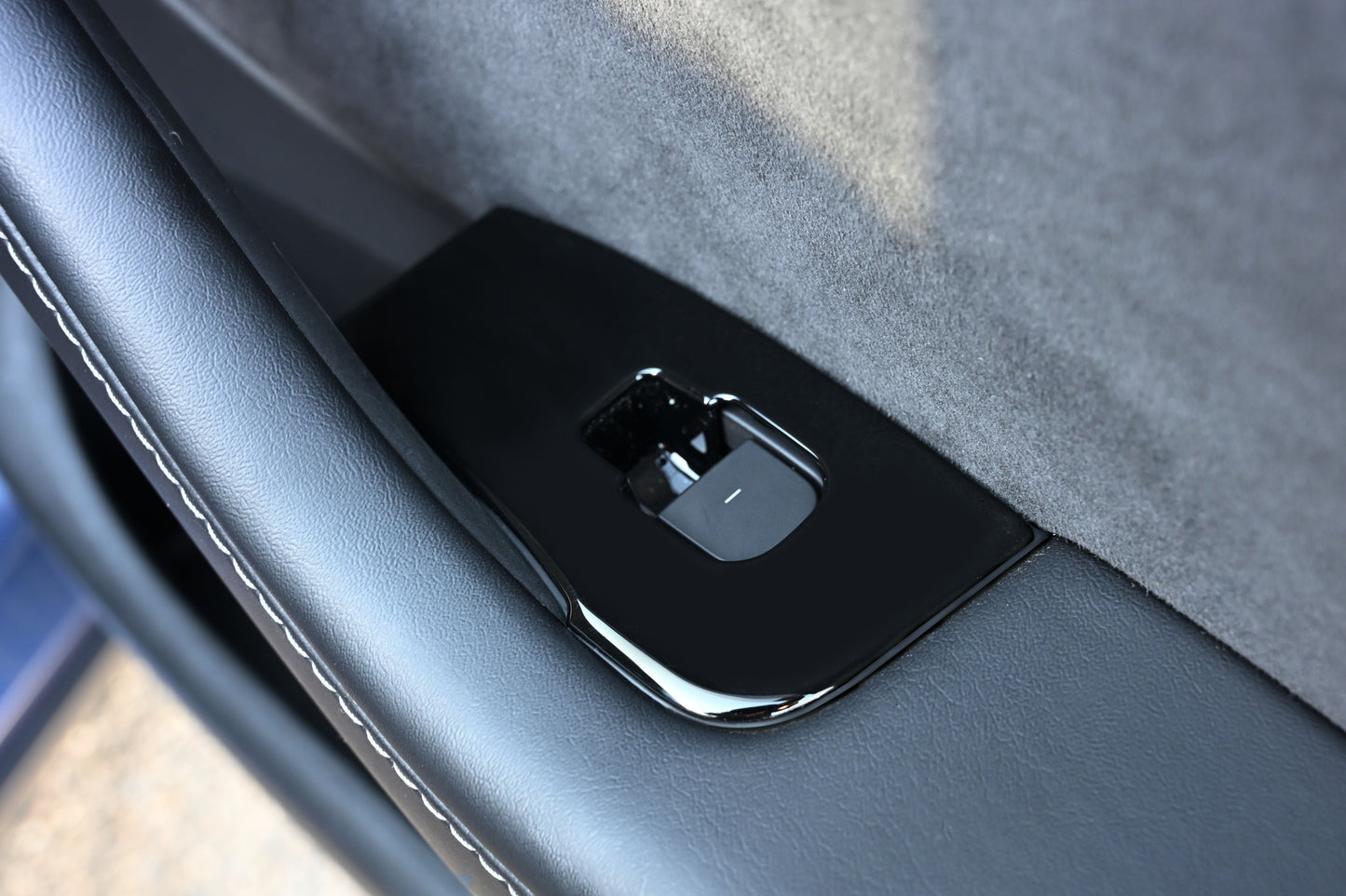 ABS Plastic Tesla Model 3/Y 2020-2024  14 Pcs Window Control Panel Cover Kit Gloss Black