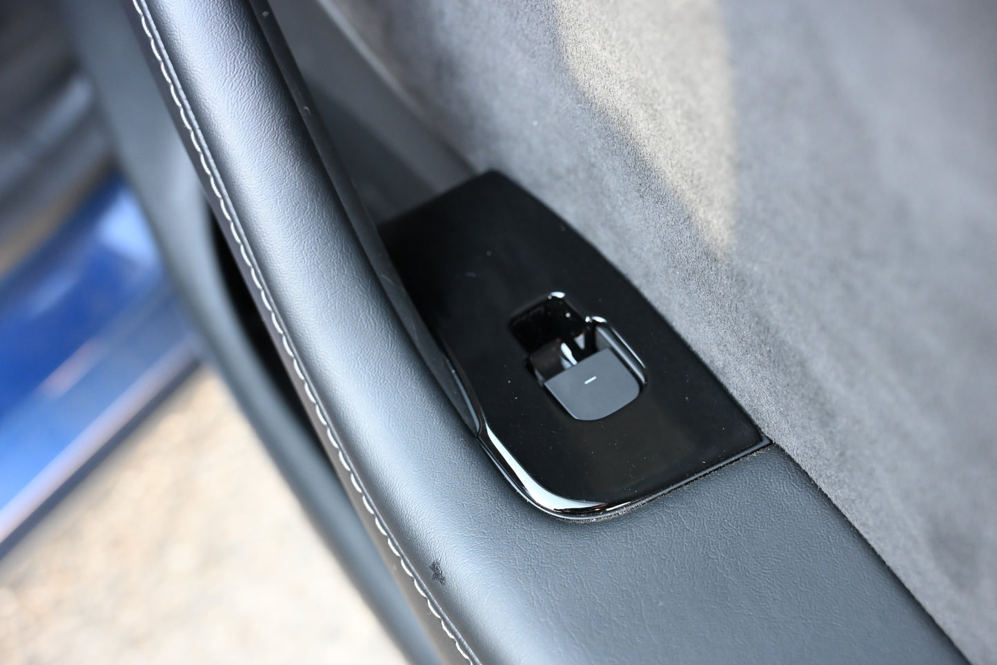 Tesla Model 3 Model Y 2021 2022 2023 14Pcs ABS Window Control Panel Cover Kit Matte Black