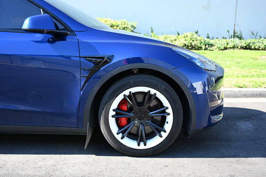 ABS Tesla Model 3 Y 2017-2022 Side Camera Protection Cover Side Air Flow Camera Vent Cover Decor Trim Accessories Protection Outside Glossy Black