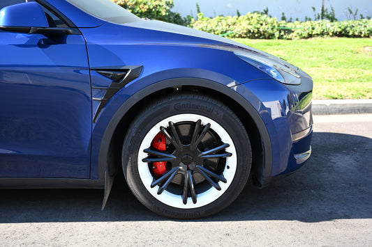 ABS Tesla Model 3 Y 2017-2022 Side Camera Protection Cover Side Air Flow Camera Vent Cover Decor Trim Accessories Protection Outside Matte Black