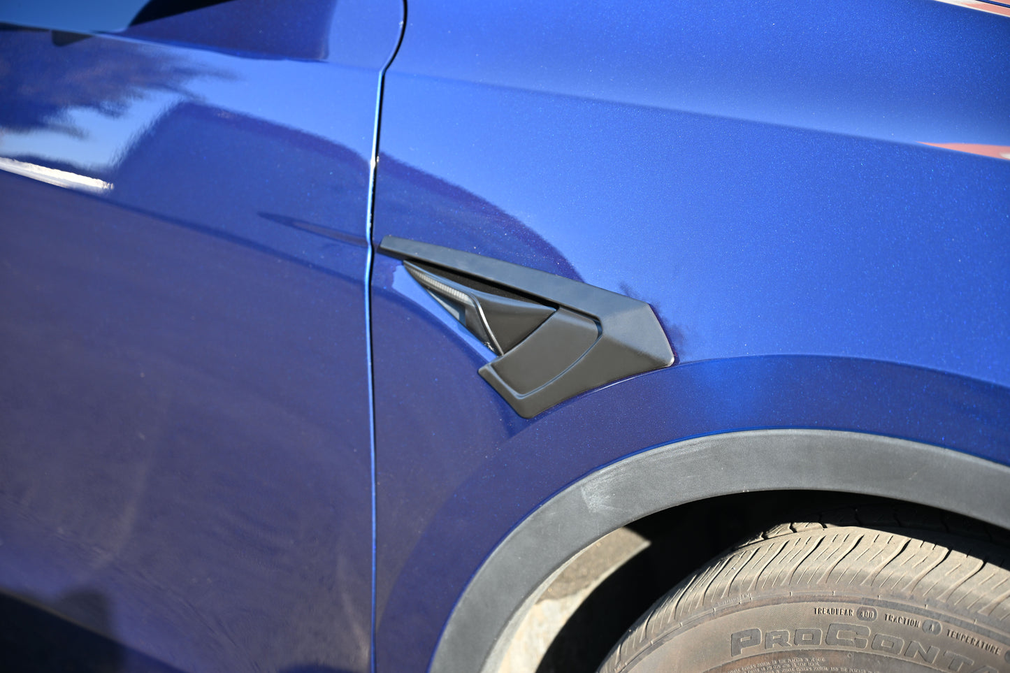 ABS Tesla Model 3 Y 2017-2022 Side Camera Protection Cover Side Air Flow Camera Vent Cover Decor Trim Accessories Protection Outside Matte Black