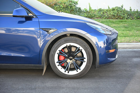 ABS Tesla Model 3 Y 2017-2022 Side Camera Protection Cover Side Air Flow Camera Vent Cover Decor Trim Accessories Protection Outside Matte Carbon Fiber Print