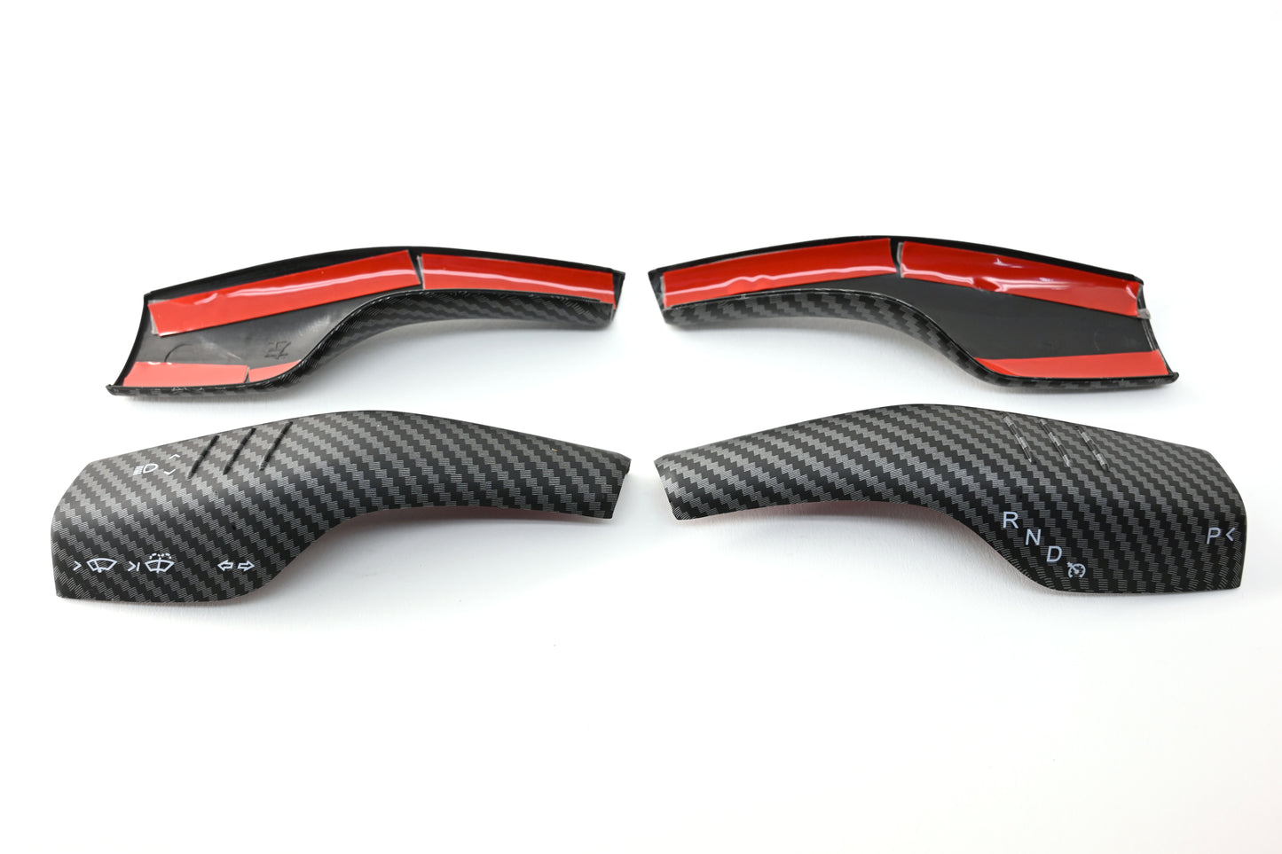 Tesla Model 3 Model Y Shifter Cover Matte Carbon Fiber Print