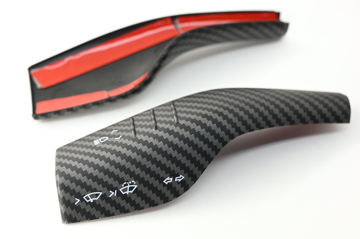 Tesla Model 3 Model Y Shifter Cover Matte Carbon Fiber Print