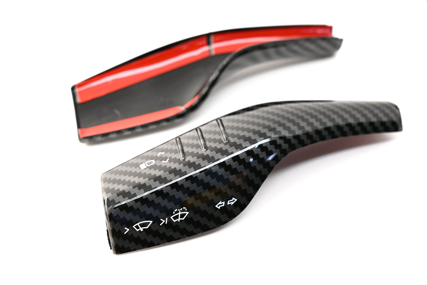 Tesla Model 3 Model Y Shifter Cover Gloss Carbon Fiber Print