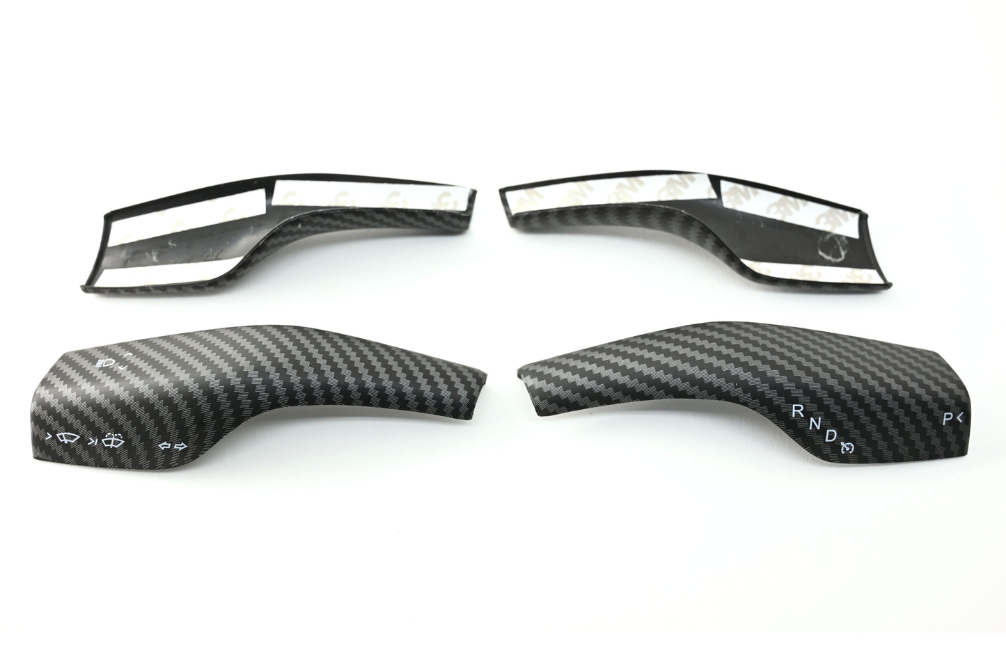 Tesla Model 3 Model Y Shifter Cover Matte Carbon Fiber Print