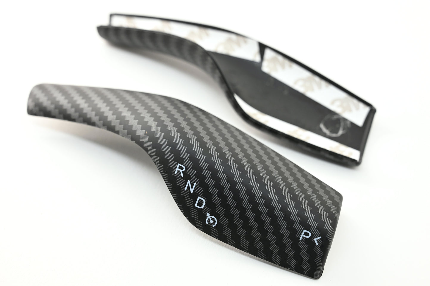 Tesla Model 3 Model Y Shifter Cover Matte Carbon Fiber Print