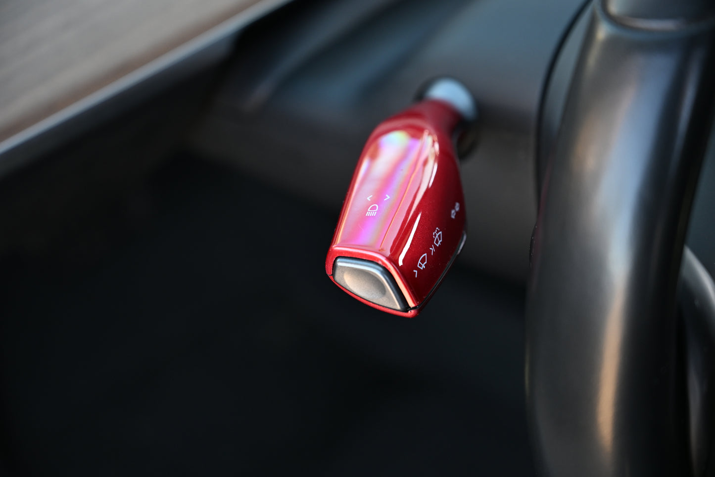Tesla Model 3 Model Y Shifter Cover Gloss Red