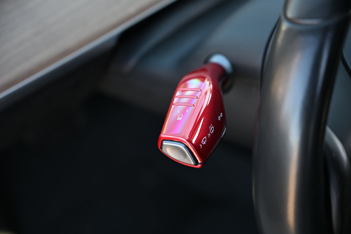 Tesla Model 3 Model Y Shifter Cover Gloss Red