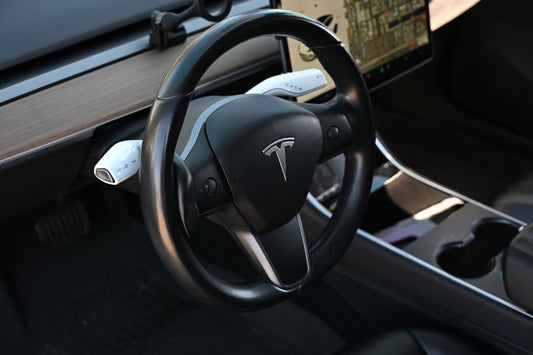 Tesla Model 3 Model Y Shifter Cover Gloss White