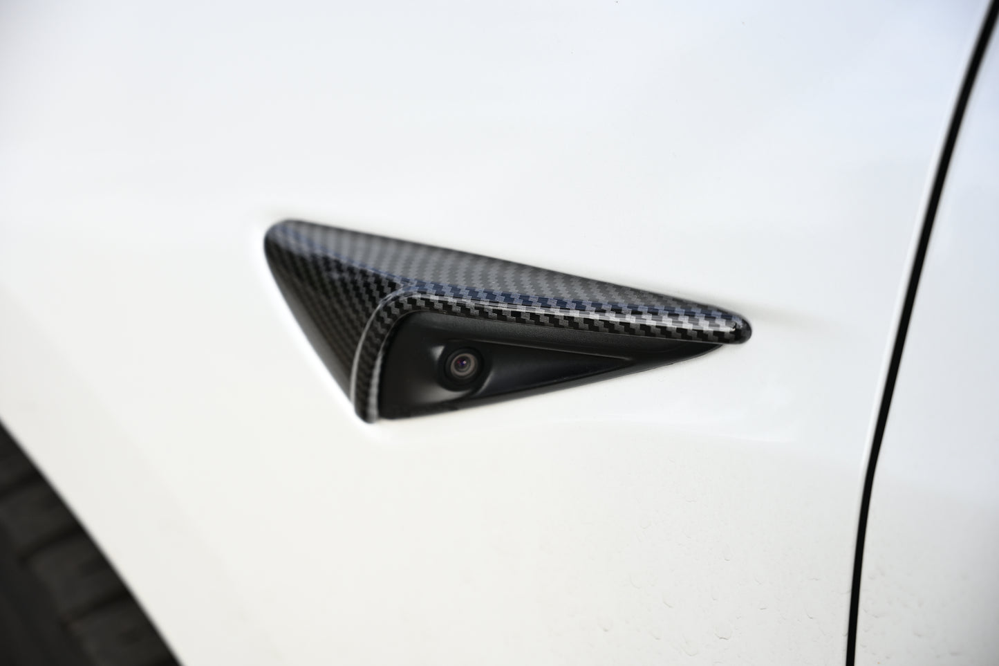 Tesla Model 3/Y/X/S Turn Signal Side Camera Protection Cover Decoration Autopilot 2.0-3.0 Carbon