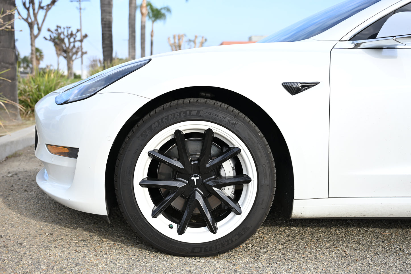 Tesla Model 3/Y/X/S Turn Signal Side Camera Protection Cover Decoration Autopilot 2.0-3.0 Carbon