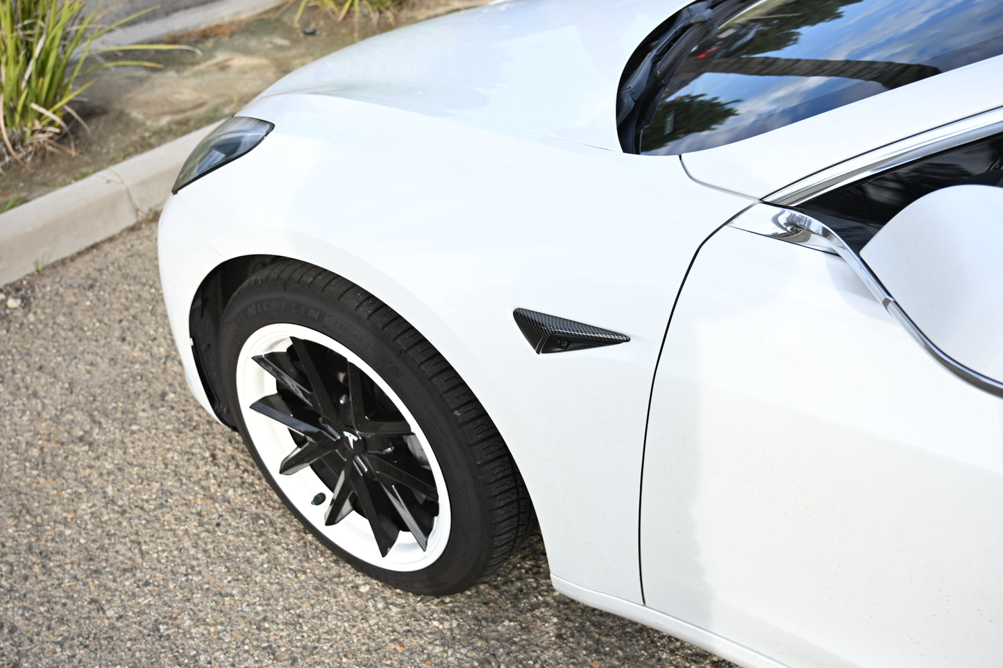 Tesla Model 3/Y/X/S Turn Signal Side Camera Protection Cover Decoration Autopilot 2.0-3.0 Carbon