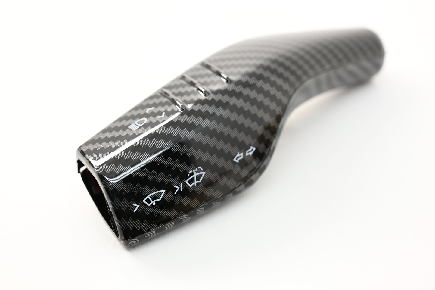 Tesla Model 3 Model Y Shifter Cover Gloss Carbon Fiber Print