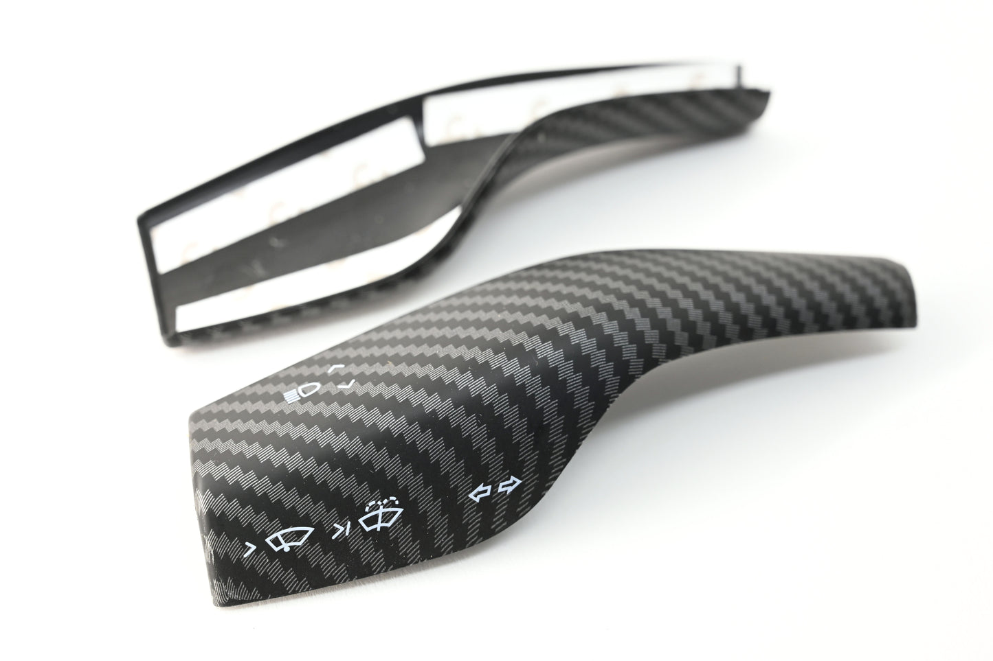 Tesla Model 3 Model Y Shifter Cover Matte Carbon Fiber Print