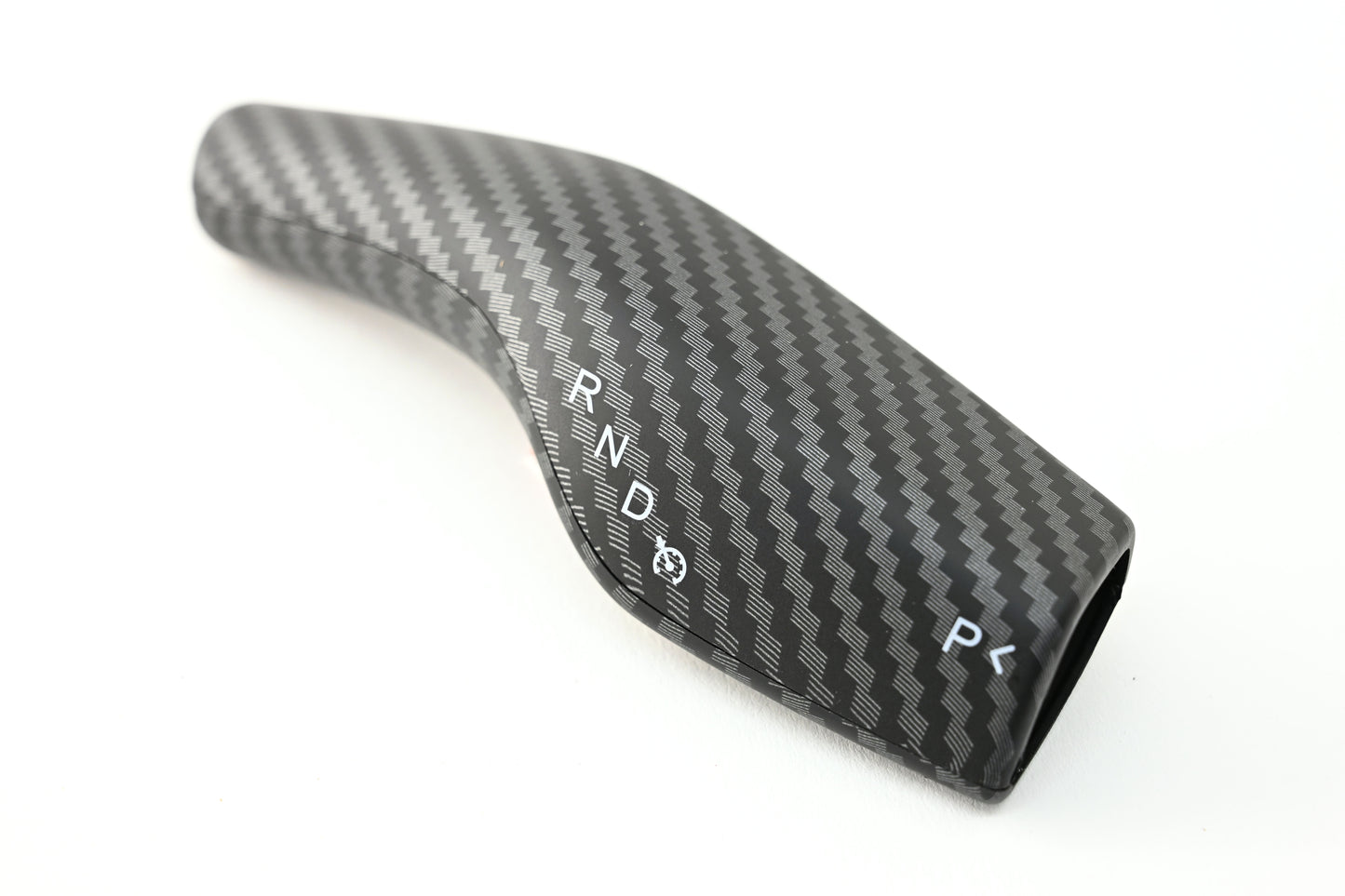 Tesla Model 3 Model Y Shifter Cover Matte Carbon Fiber Print
