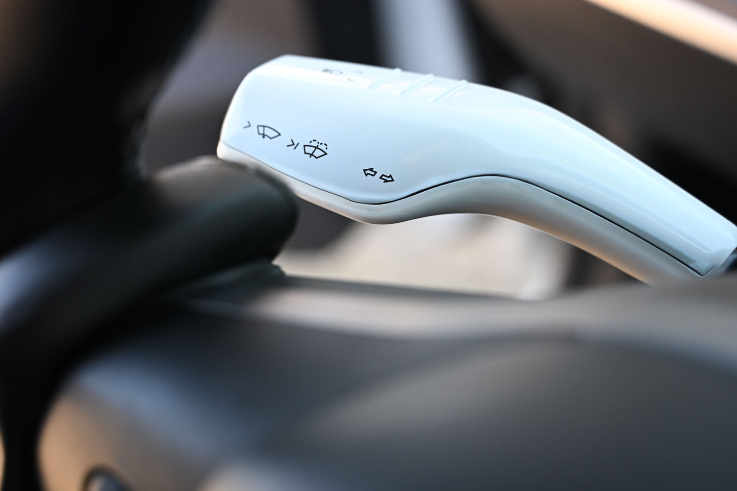 Tesla Model 3 Model Y Shifter Cover Gloss White