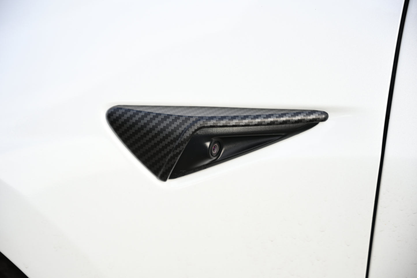Tesla Model 3/Y/X/S Turn Signal Side Camera Protection Cover Decoration Autopilot 2.0-3.0 Matte Black