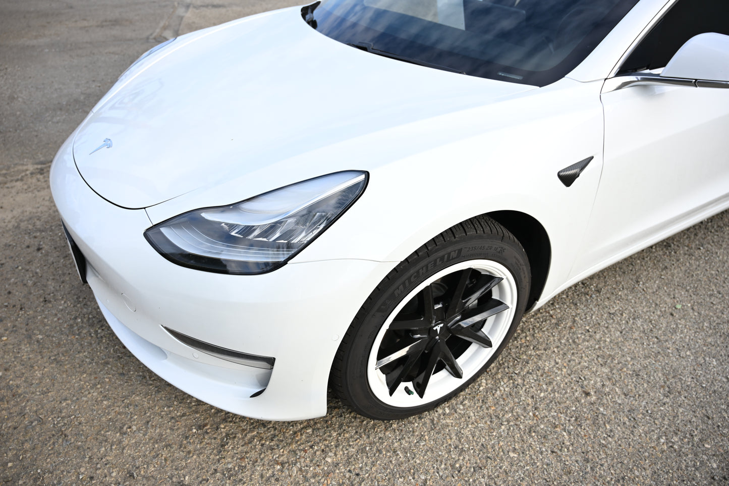 Tesla Model 3/Y/X/S Turn Signal Side Camera Protection Cover Decoration Autopilot 2.0-3.0 Matte Black